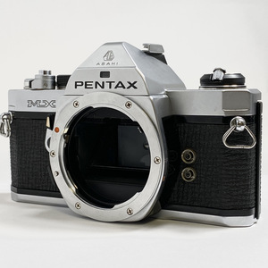 【整備品・返品可】ASAHI PENTAX MX Silver ブラック 一眼レフカメラ フィルムカメラ 動作確認済 ペンタックス