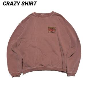 crazy shirt コットン スウェット唐辛子 プリント