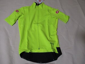 Castelli PERFETTO Ros Light 半袖レインジャージ　2021 防風・万能　Mサイズ　032Yellow(蛍光イエロー）Black　新品未使用