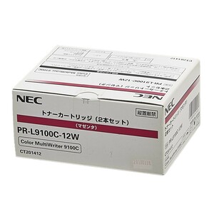 送料無料!! NEC PR-L9100C-12W マゼンタ 2本入り トナーカートリッジ 純正