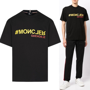 送料無料 211 MONCLER GRENOBLE モンクレール グルノーブル 8C00005 8390T ブラック Tシャツ クルーネック 半袖 size M