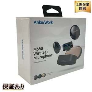 Ankerwork M650 Wireless Microphone ワイヤレス マイクロホン ワイヤレス マイク アンカー 未使用 C9551148