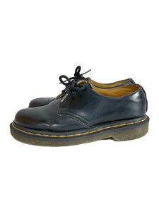 Dr.Martens◆シューズ/UK4/BLK/レザー 3ホール/履きジワあり