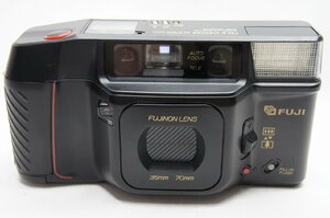 【アルプスカメラ】FUJIFILM フジフイルム TELE CARDIA SUPER DATE ブラック 35mmコンパクトフィルムカメラ 230215o