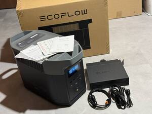 【美品・充電一回】EcoFlow(エコフロー)ポータブル電源 DELTA2 Max 大容量 2,048Wh/AC出力2,000W リン酸鉄