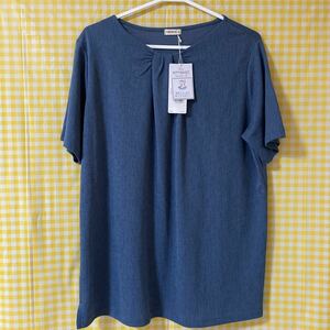 半袖Tシャツ 衿ぐりデザイン　LL