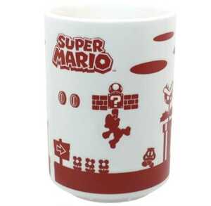 即決！スーパーマリオブラザース 湯のみ シルエット ジャパニーズティーカップ マリオグッズ 湯呑み コップ 検)マグカップ　Nintendo