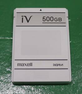 maxell マクセル 日立 テレビ Wooo対応 カセット ハードディスク M-VDRS500G.C IVDR 500GB HDD 録画 動作品 初期化済