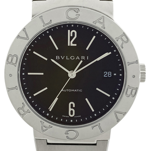 ブルガリ BVLGARI ブルガリ ブルガリ BB38SS 腕時計 SS 自動巻き ブラック メンズ 【中古】