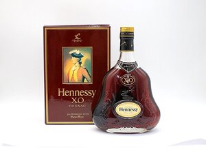 1円【未開栓】ヘネシーXO 金キャップ クリアボトル 700ml 40% ブランデー コニャック 箱あり Hennessy z24-3213 z_z