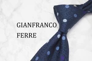 【美品】GIANFRANCO FERRE ジャンフランコフェレ A-1025 ITALY イタリア製 ブランド ネクタイ 良品 古着 卸 USED オールド SILK