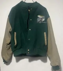 激レア エディバウアー スタジャン グリーン80s SPORTSHOP サイズM