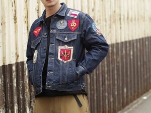 AVIREX ・TYPE BLUE | トップガン デニムジャケット/TOP GUN DENIM JACKET(アビレックス アヴィレックス)メンズ 男性 TOPGUN XLサイズ