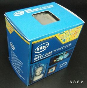 6382⑥Intel【Core i7-4770K】SR147 3.50GHZ◆【中古】リテールクーラー・取説・元箱付◆取外迄正常動作◆内容・状態は画像だけでご判断