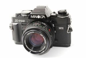 ★良品★ ミノルタ MINOLTA X-700 MPS ボディ NEW 後期 + レンズ MD ROKKOR 50mm F1.7 ★シャッター全速 露出計OK★ #T56150170