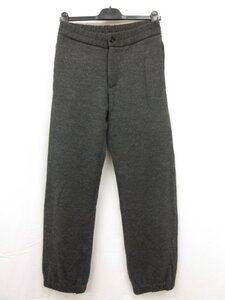 超美品 【EMPORIO ARMANI エンポリオアルマーニ】 MATT LINE パンツ (メンズ) size44 チャコールグレー系 編柄 イタリア製 □28MPA1223□