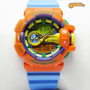 GA-400-4AJF Hyper Colors（ハイパーカラーズ）ロータリースイッチモデル オレンジ×ブルーカラー CASIO(カシオ)G-SHOCK【未使用品】