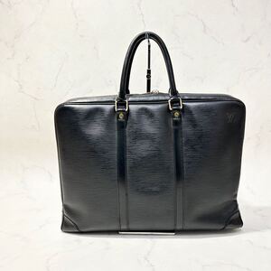 1スタ　1円【美品】LOUIS VUITTON ルイヴィトン ビジネスバッグ エピ レザー　ブラック　黒