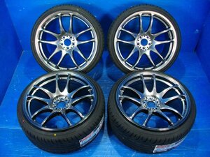 【H】新品セット WORK エモーション EMOTION CR Kiwami 18インチ 9.5J +38 5H PCD100 KENDA KR20 225/35R18 86 BRZ カロスポ など 在庫即納