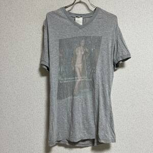 DOLCE＆GABBANA Vネック　Tシャツ 半袖プリントTシャツ サイズM グレー　＊CW