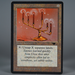 MTG 超希少 レアカード Candelabra of Tawnos アンティキティー Antiquities AQ ATQ MAGIC The Gathering マジックザギャザリング 即決