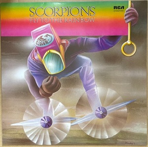 独盤 SCORPIONS【FLY TO THE RAINBOW】スコーピオンズ　ドイツ盤　NL-70084　1983年　再発品