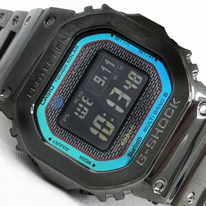 新品 CASIO カシオ G-SHOCK ジーショック マルチバンド6 腕時計 GMW-B5000BPC-1 電波ソーラー Bluetooth フルメタル レインボーカラー