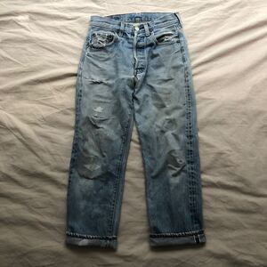 levis 501 デニムパンツ ビンテージ USA製　赤耳　W28 L28