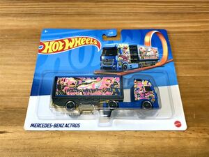 日本未発売 US版 ホットウィール メルセデス・ベンツ アクトロス トラック Hot Wheels Benz Actros BFM60 (トラックスターシリーズ)