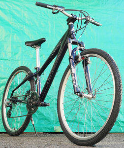 SPECIALIZED(Hardrock Sport)タイヤ新品)26インチ)ct34cm)Shimano 24s)XSサイズ)OLD マウンテン 中古 ほぼ綺麗