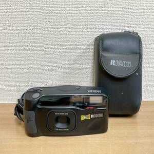 【RICOH リコー MYPORT ZOOM 90 ブラック 35mm コンパクトフィルムカメラ】カバー付き/S512-302