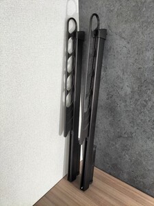 (A-700)ベランダ用物干し竿掛け◆W5×D13〜52×H89.5〜114.5cm◆洗濯用品 住宅設備◆モデルルーム展示品