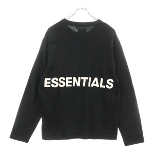 FOG Essentials エフオージー エッセンシャルズ FOG バックプリント 長袖Tシャツ ブラック