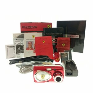 希少 OLYMPUS オリンパス フェラーリ デジタルカメラ Ferrari DIGITAL MODEL 2003 フェラーリ 限定セット シリアル刻印 現状 中古