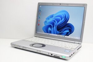 1円スタート ノートパソコン Windows11 Panasonic レッツノート CF-SZ6 DVDマルチ 第7世代 Core i5 SSD256GB メモリ8GB WPS office搭載