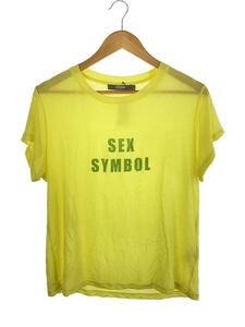 JADED LONDON◆SEX SYMBOL TEE/Tシャツ/L/コットン/イエロー