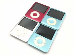 ♪▲【Apple アップル】iPod nano 第3世代 MB257J MB249J MA980J 8GB 4点セット まとめ売り 0604 9