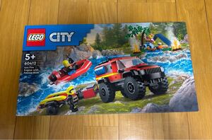 新品未開封　LEGO CITY 60412 4x4消防車と救助ボート