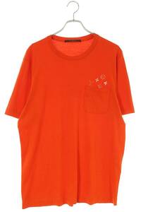 ルイヴィトン LOUISVUITTON RM101M MQJR04CMS サイズ:L LVプリントチェストポケットTシャツ 中古 OM10