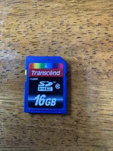 M-SDHC-3-1 SDHCメモリーカード　16GB　(Trancend製)