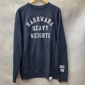 送料無料【M】Diamond Supply Co. 正規品 トレーナー crewneck ダイヤモンドサプライ ピスタグ付き シンプル グレーロゴ ダークネイビー