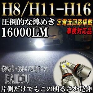 iQ H20.11- KGJ10 フォグランプ LED H8 H11 H16 6500k ホワイト 車検対応