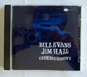 F/輸入盤中古☆CD☆BILL EVANS,JIM HALL(ビル・エヴァンス、ジム・ホール)「UNDERCURRENT」全10曲☆盤に音に影響のない軽いスレキズがあり