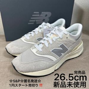 1円スタート売切り 新品未使用 26.5cm 完売品 New Balance ニューバランス U997RCE 997 スニーカー シューズ ホワイト グレー