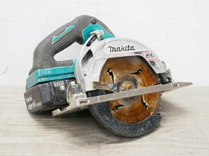 ☆【1R0606-19】 makita マキタ 165mm充電式マルノコ HS631D 18V バッテリーBL1860B付き ジャンク