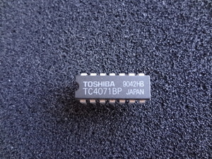 Toshiba製　TC4071BP (Quad 2-Input OR Gate )　１個セット 