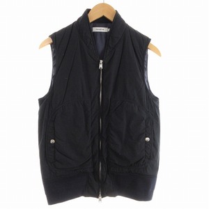 ノンネイティブ nonnative LABOURER PUFF VEST POLY TAFFETA ベスト 中綿 1 黒 ブラック 紺 ネイビー NN-V2601 /AI ■SM3 メンズ