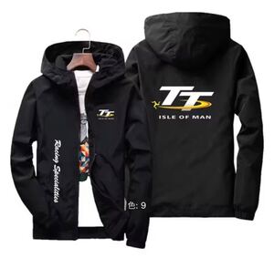 マン島 TT ISLE OF MAN ジッパーパーカー ウインドブレーカー S〜7XL/カラー選択可