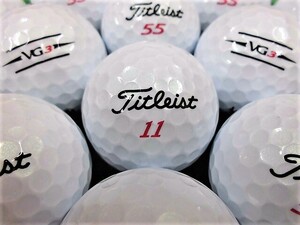 ★良質美品★タイトリスト Titleist『VG3』2020年/2018年モデル レインボーパール 30個 ロストボール★