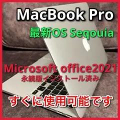 最新OS 高画質ディスプレイ MacBook Pro 13インチ